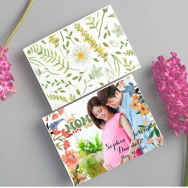 Personlig mamma för fotografering mors dag helg vykort (Skapare uppladdad)