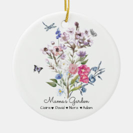 Personlig Mamma Garden Julgransprydnad Keramik