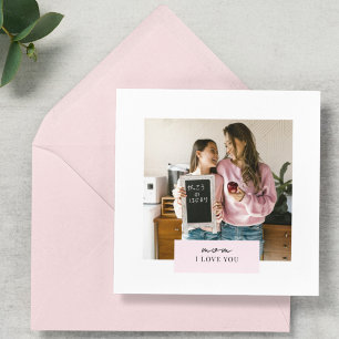 Personlig Mamma I Kärlek, ditt fotohälsningskort