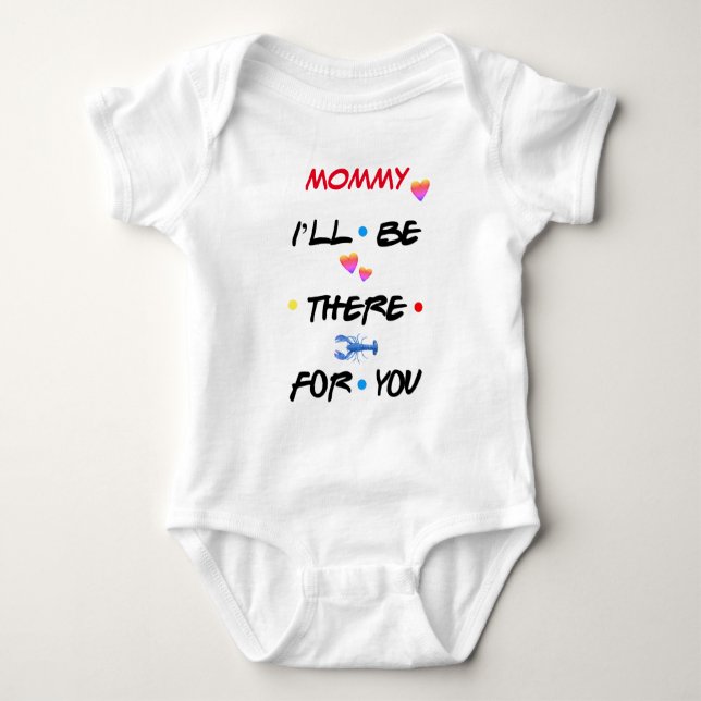 Personlig ♥ MAMMA JAG KOMMER ATT FINNAS DÄR FÖR DI T Shirt (Framsida)