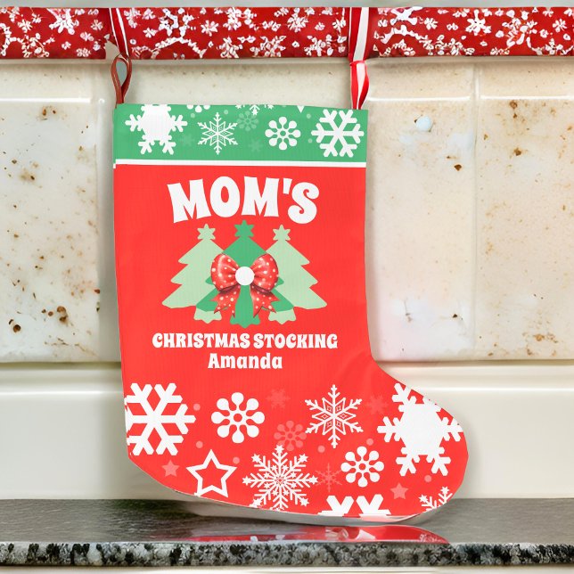 Personlig Mamma julklapp Stor Julstrumpa (Skapare uppladdad)