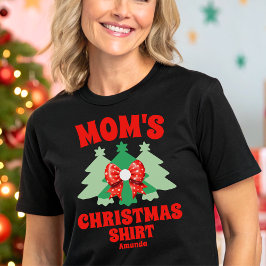 Personlig Mamma julshert T Shirt