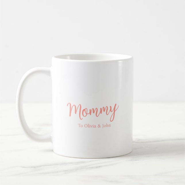 Personlig Mamma Kaffemugg (Vänster)