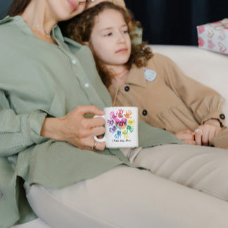 Personlig Mamma med hjärta Kaffemugg