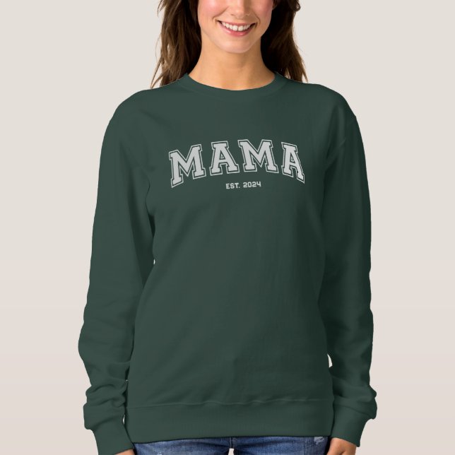 Personlig Mamma Mors dag Mamma Gift T Shirt (Framsida)