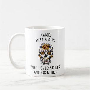 Personlig Mamma Mugg, bara en flicka som kärlek Dö Kaffemugg