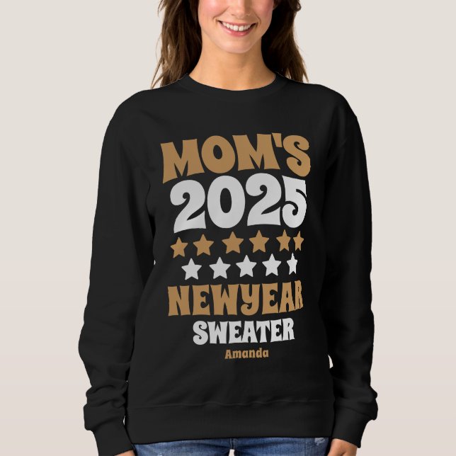 Personlig Mamma Nya året T Shirt (Framsida)