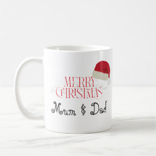 Personlig Mamma & Pappa Foto Mugg - Julpresent