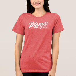 Personlig Mamma Shirts - Anpassningsbarnas födelse T Shirt