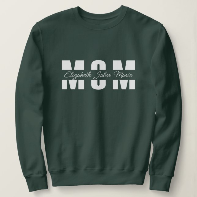 Personlig mamma-skjorta t shirt (Design framsida)