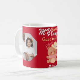Personlig Mamma & Sötaste dotterfoto Namn Kaffemugg