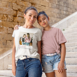 Personlig Mamma Tack Photo T Shirt
