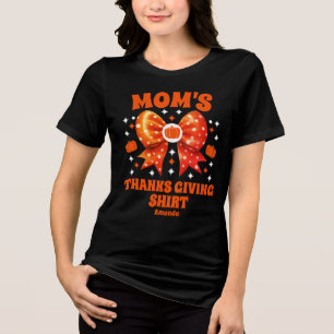 Personlig Mamma Thanksgiving Shirt T