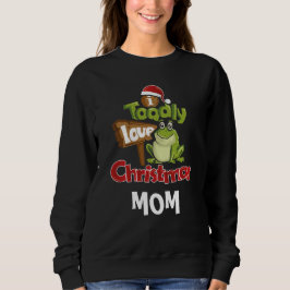 Personlig Mamma Toadly Kärlek jul T Shirt