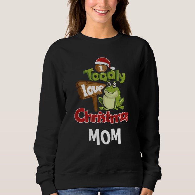 Personlig Mamma Toadly Kärlek jul T Shirt (Framsida)