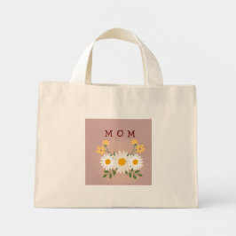 Personlig Mamma Tote Bag Mors dag Mini Tygkasse
