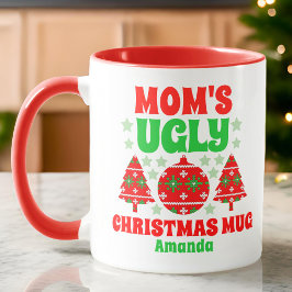 Personlig Mamma Ugly jul Sweater Mugg