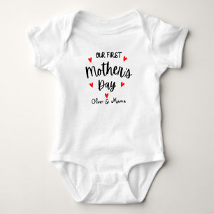 Personlig mammabarn / mors dag T-Shirt