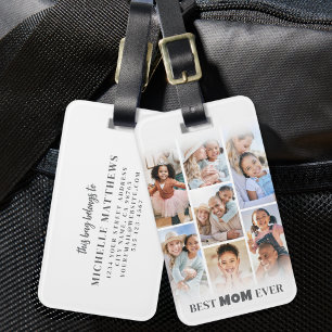 Personlig mammabild bagagebricka