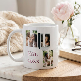 Personlig mammaminnesvägg födelsedagspresent till  kaffemugg