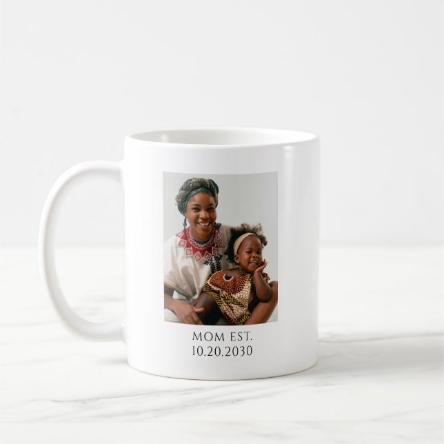 Personlig Mammas Dag Kaffemugg (Vänster)