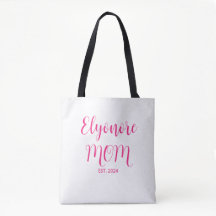 Personlig mammas namn etableringsdatum Rosa skrift