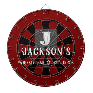 Personlig Man Cave Anpassad Bar Namn Darttavla