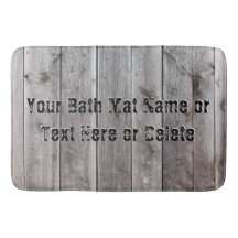Personlig Man Cave Bathroom Rustic Bath Mat
