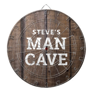 Personlig Man Cave Rustic Wood Land Darttavla