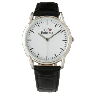 Personlig manar watch med bocce boll logotyp armbandsur