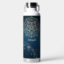 Personlig Mandala Blue och Guld Meditation
