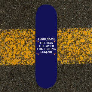 Personlig mannen myten fiskedödan mini skateboard bräda 18,5 cm