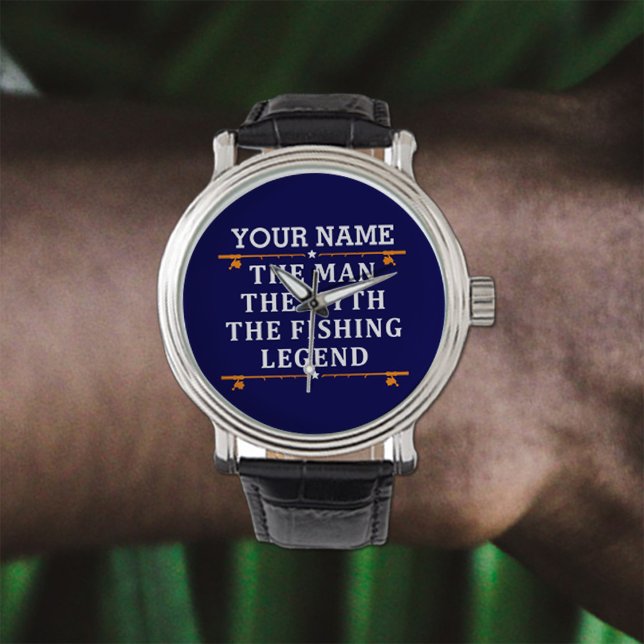 Personlig mannen myten fiskeledningen armbandsur (Skapare uppladdad)
