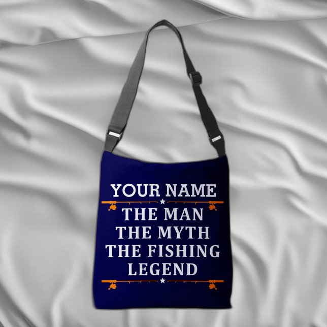 Personlig mannen myten fiskeledningen axelväska (Skapare uppladdad)
