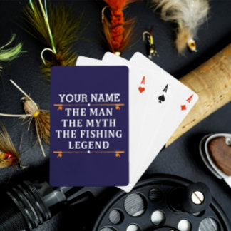 Personlig mannen myten fiskeledningen casinokort