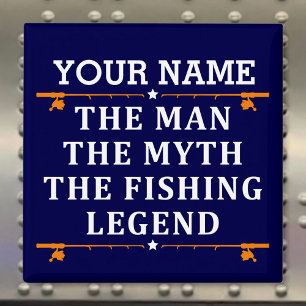 Personlig mannen myten fiskeledningen magnet