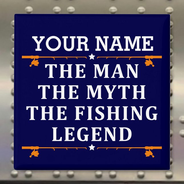 Personlig mannen myten fiskeledningen magnet (Skapare uppladdad)