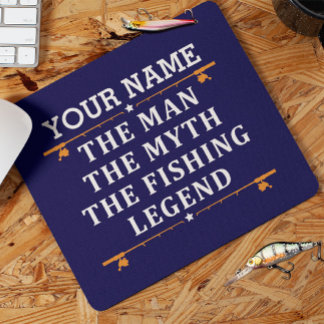 Personlig mannen myten fiskeledningen musmatta