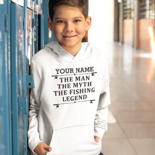 Personlig mannen myten fiskeledningen t shirt