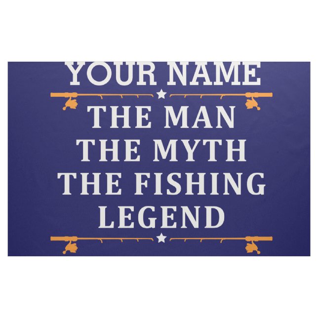Personlig mannen myten fiskeledningen tyg (Yard)