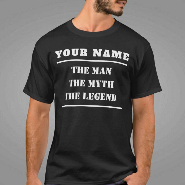 Personlig mannen myten om förklaringen t shirt (Skapare uppladdad)