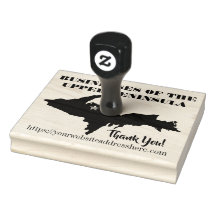 Personlig Maple Wood Frimärke