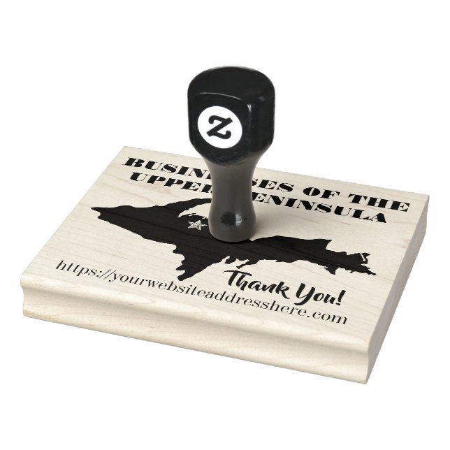 Personlig Maple Wood Frimärke Stämpel (Stämpel)