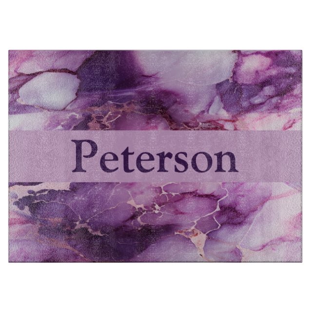 Personlig Marble look Glass (Framsidan)