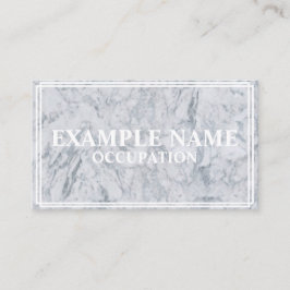 Personlig Marble-Textured (amerikansk) Visitkort