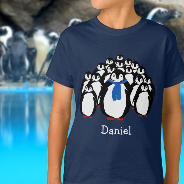 Personlig Marching Penguins T Shirt (Skapare uppladdad)
