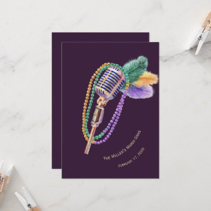 Personlig Mardi Gras Jazzfest-inbjudan Inbjudningar