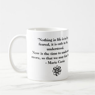 Personlig Marie Curie-citat Kaffemugg