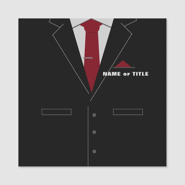 Personlig-märke för Business Namn bricka Namnbricka (Framsida)