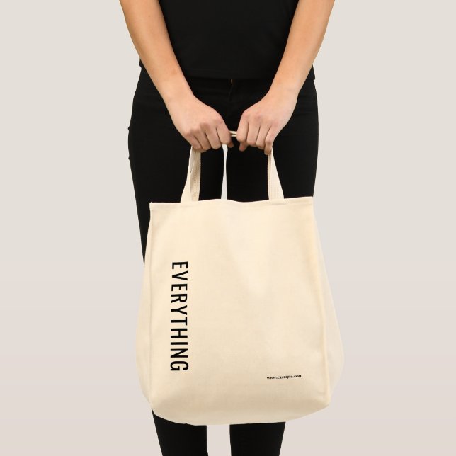 Personlig marknadstoteväska Enkel Chic Design Tygkasse (Framsida (produkt))